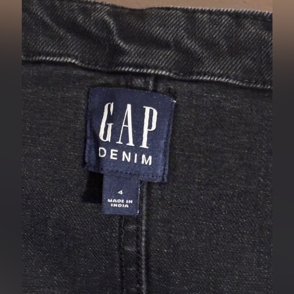 Structured Button Up Denim Dress - Picture 3 of 3